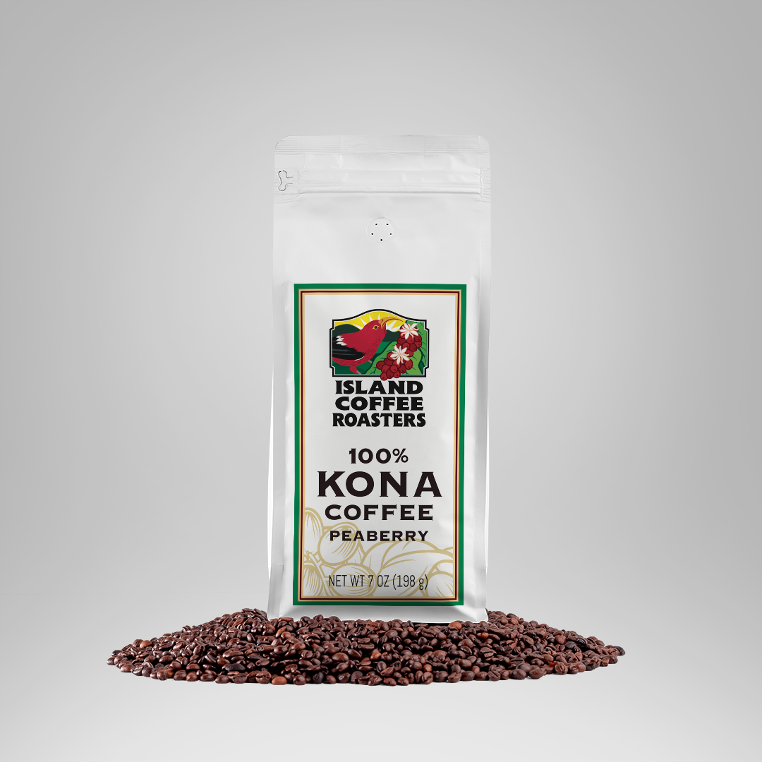 100% Pure Kona Coffee Peaberry (7oz)